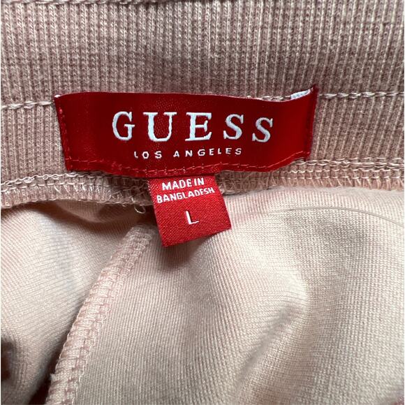 Guess Deck Velour Rose Bliss Woman Jogger Size Large NWT $49 - Picture 9 of 12